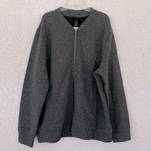 H&M long sleeve jacket with zipper size XL